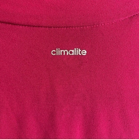 Adidas Climalite Full Zip Jacket Pink Size XS - Picture 7 of 9